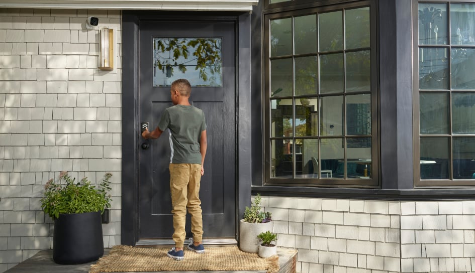 Vivint Smart Lock on home in Newark