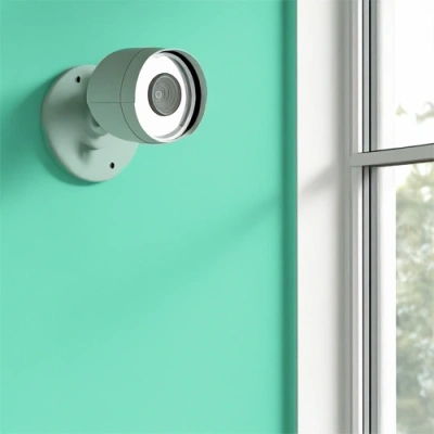 Newark vivint camera facing a window